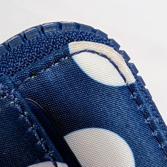 *Kate Spade Joe Large Continental Polka Dot Wallet - Navy And White - Picture 14 of 16